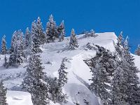 Vereiste Tannen und Schneewächten